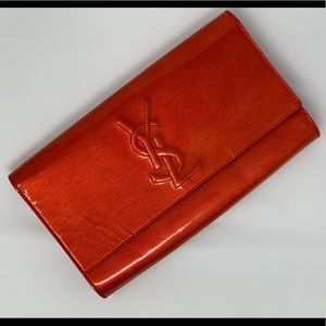 Yves Saint Laurent envelope clutch